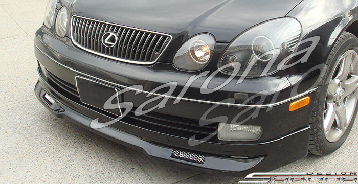 Custom Lexus GS300-400  Sedan Front Add-on Lip (1998 - 2005) - $299.00 (Part #LX-003-FA)